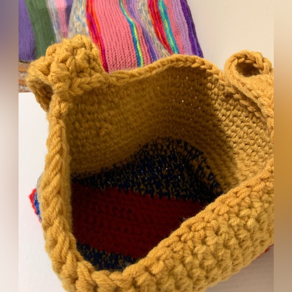 Crossbody Bag Handmade Crocheted - Picture 7 of 16